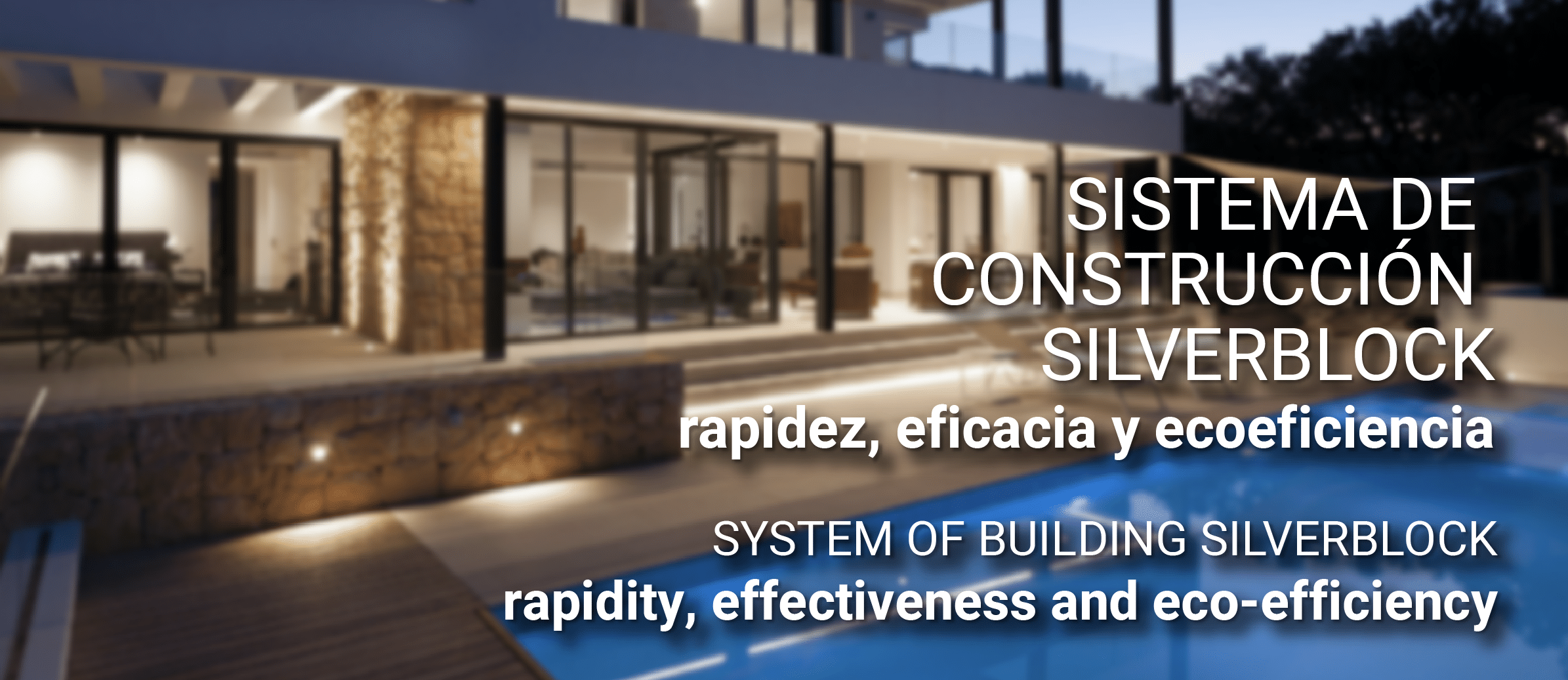 System of Building SilverBlock, rapidity, effectiveness and eco-efficiency