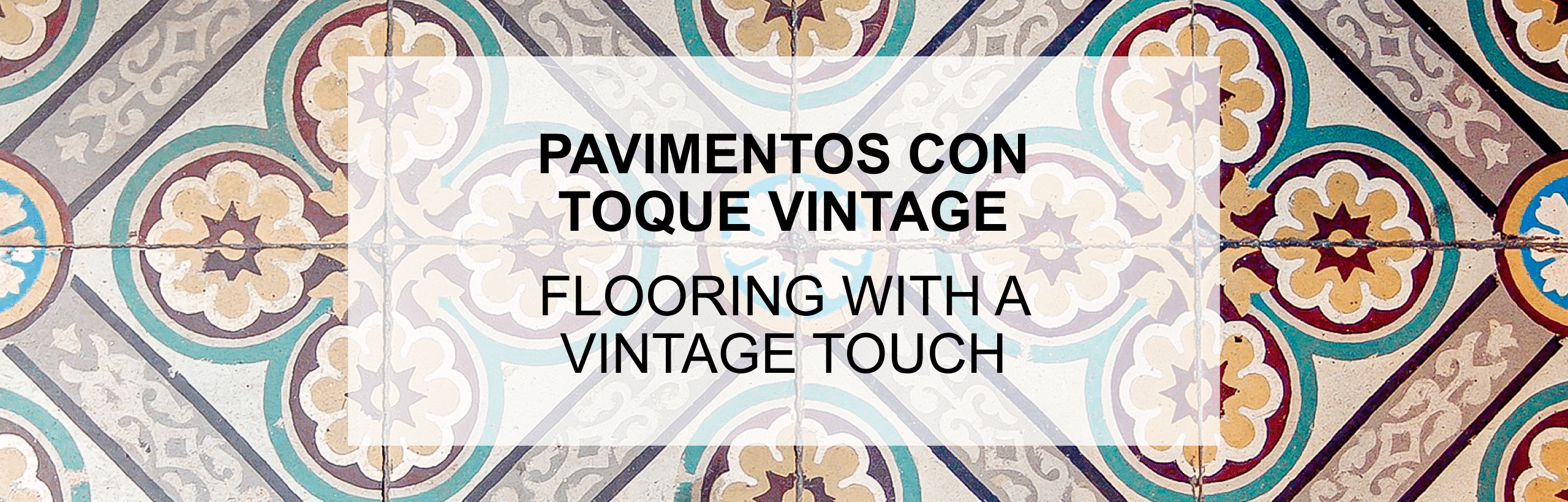 Flooring with a vintage touch