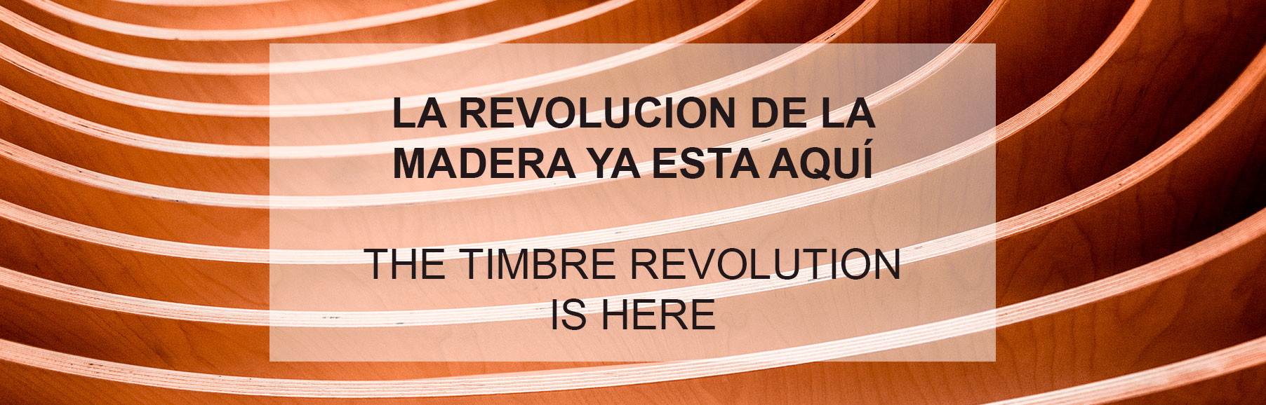 The timber revolution is here